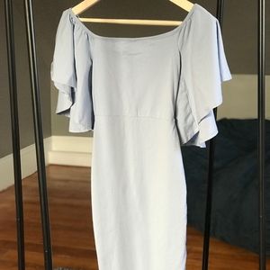 Off The Shoulder Ruffled Dress